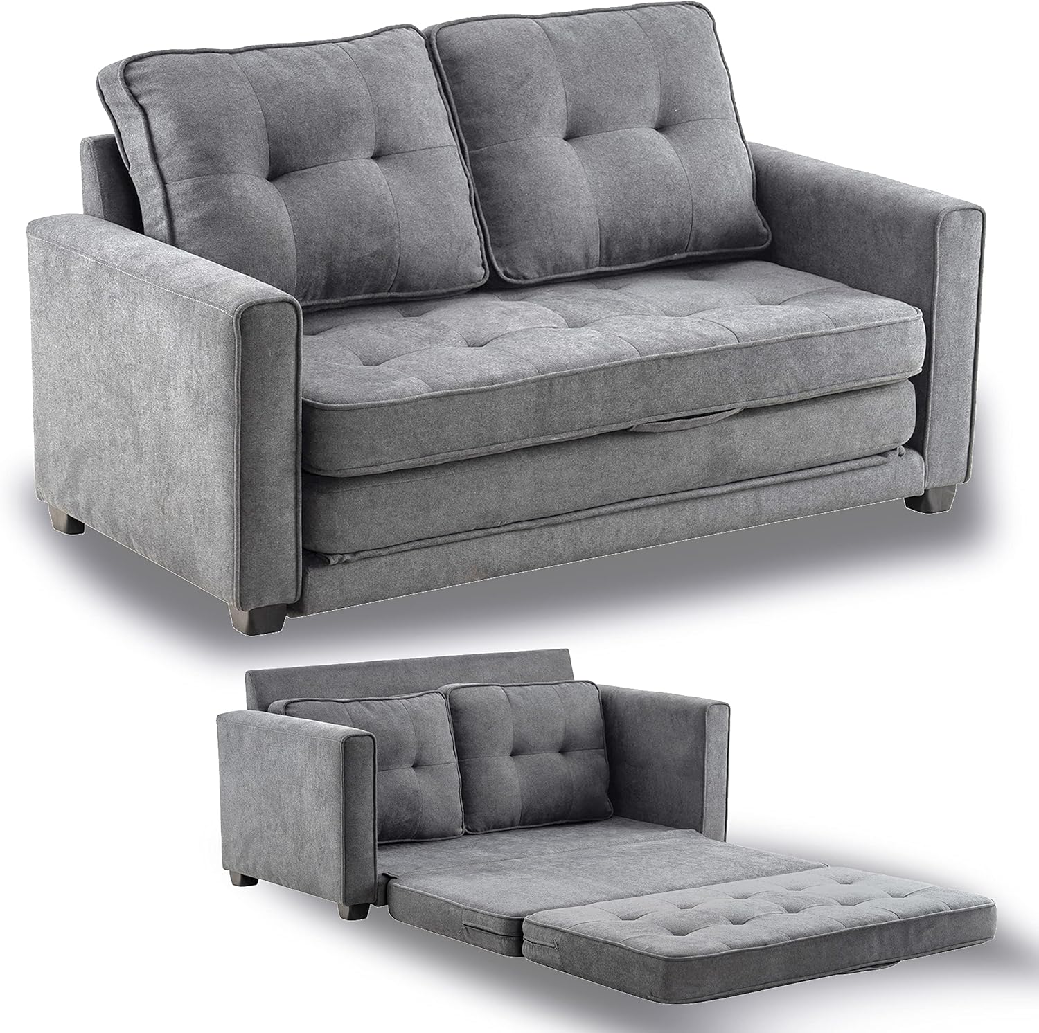 56 inche Couch Bed Sleeper Sofa,Day beds/Sofa with Mattress