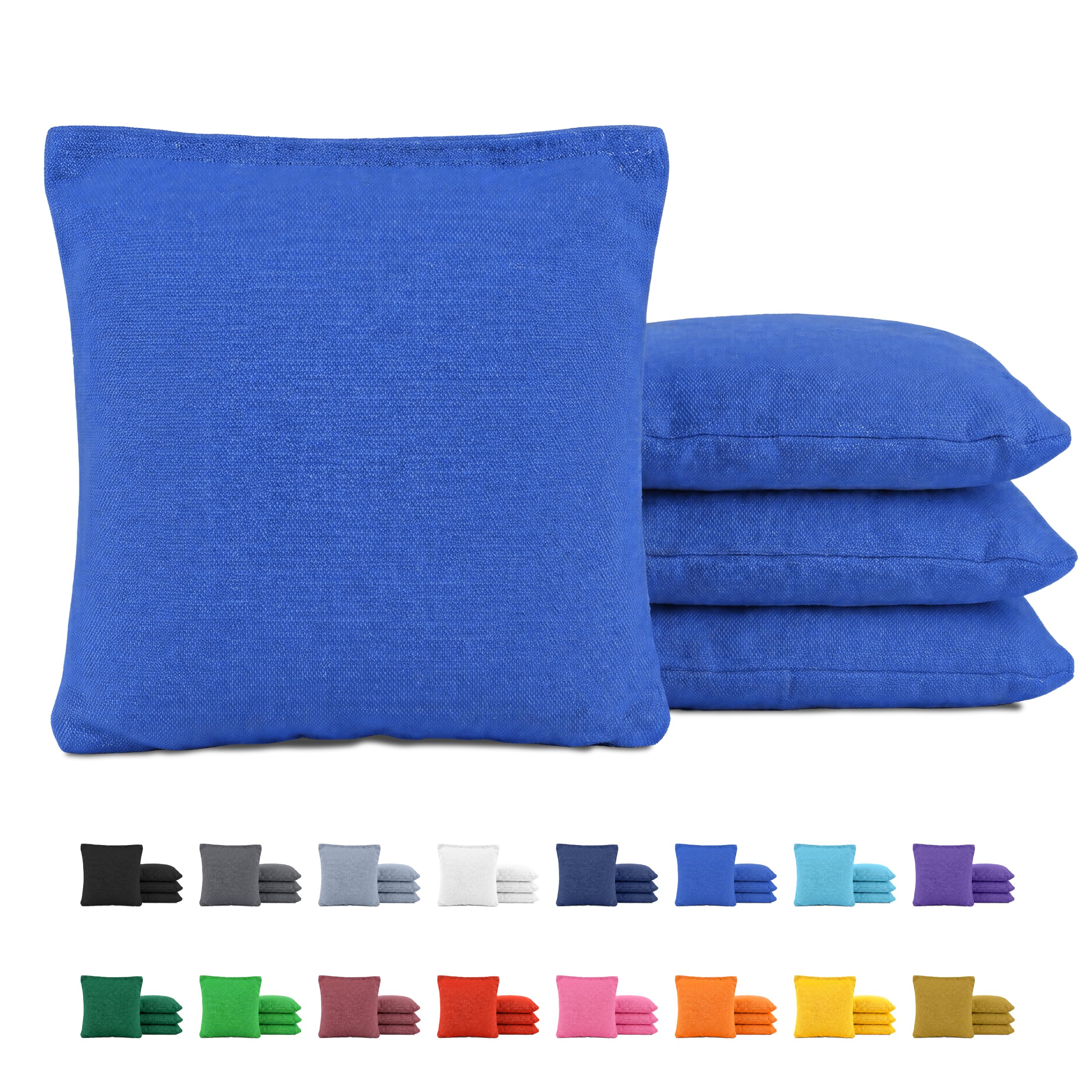 GoSports Classic Cornhole Bean Bags Set of 4-16 Colors Available - Regulation All Weather, Mix and Match