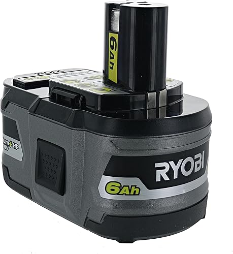 Miniatura 4 de Ryobi P164 Paquete de 2 baterías de iones de litio P193 de 6.0 amperios hora de 18 V con indicador de combustible integrado