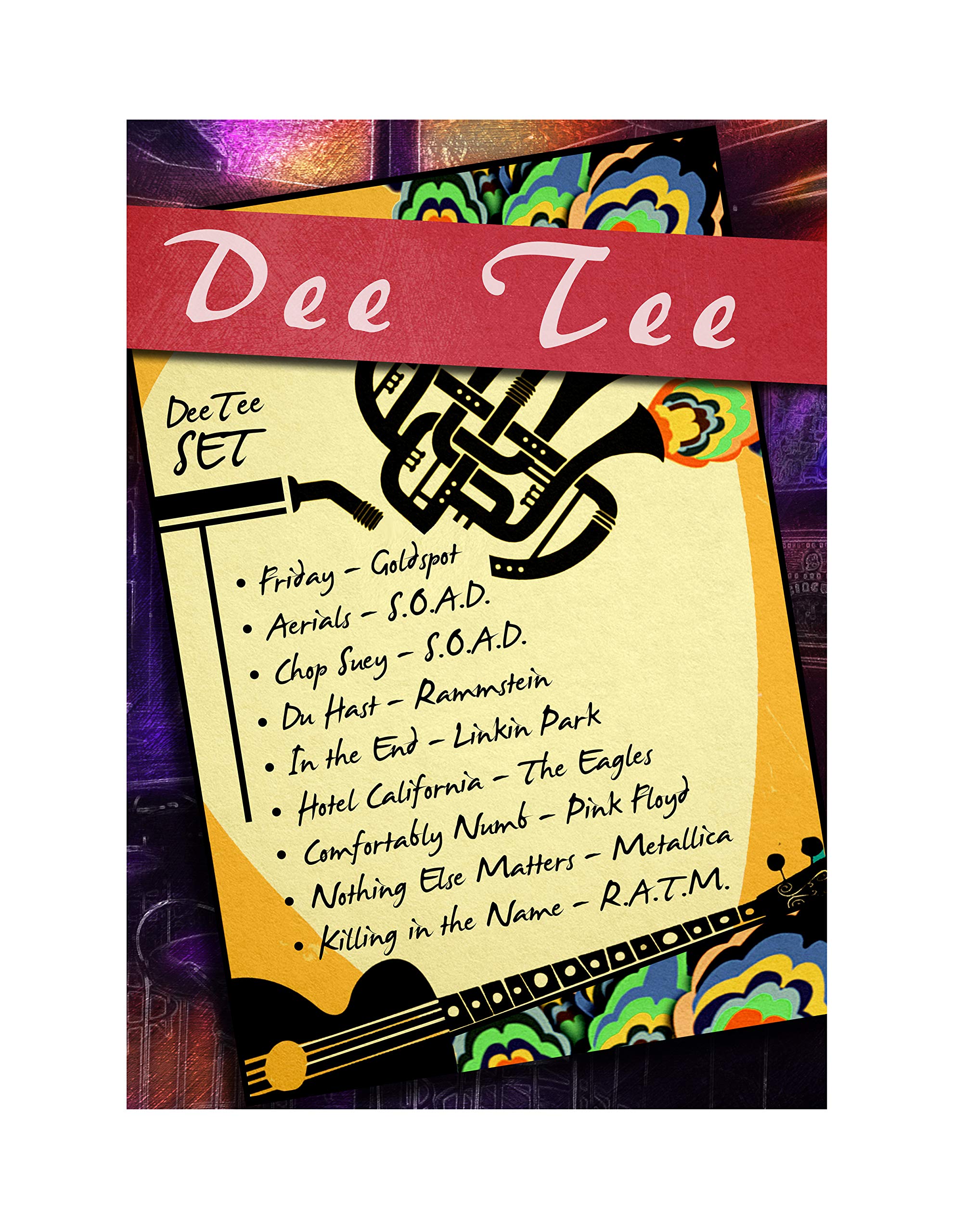 Design Crescendo DeeTee Playlist Manipal Poster 1