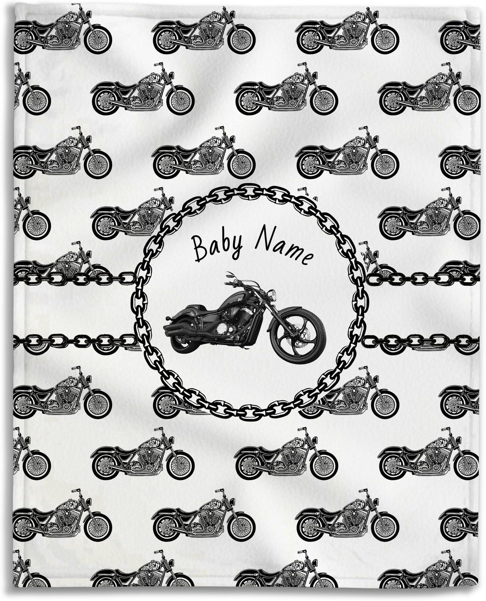 HarleyDavidson Baby Girls' Bar & Shield Receiving Blanket