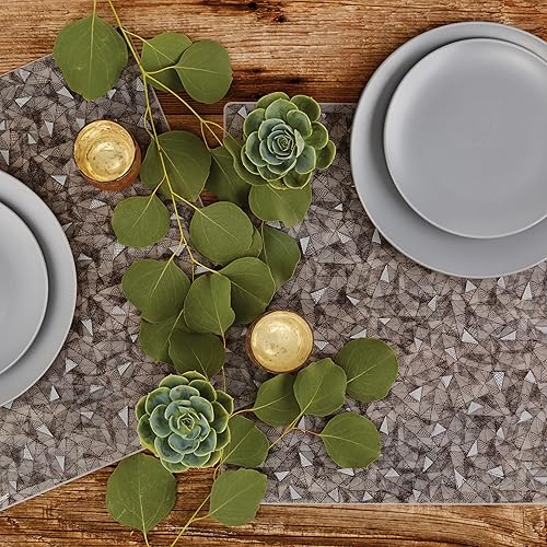 Miniatura 2 de Tapete de silicona con patrón de capullo de modern-twist, color chocolate, negro, (Hatch - Black)