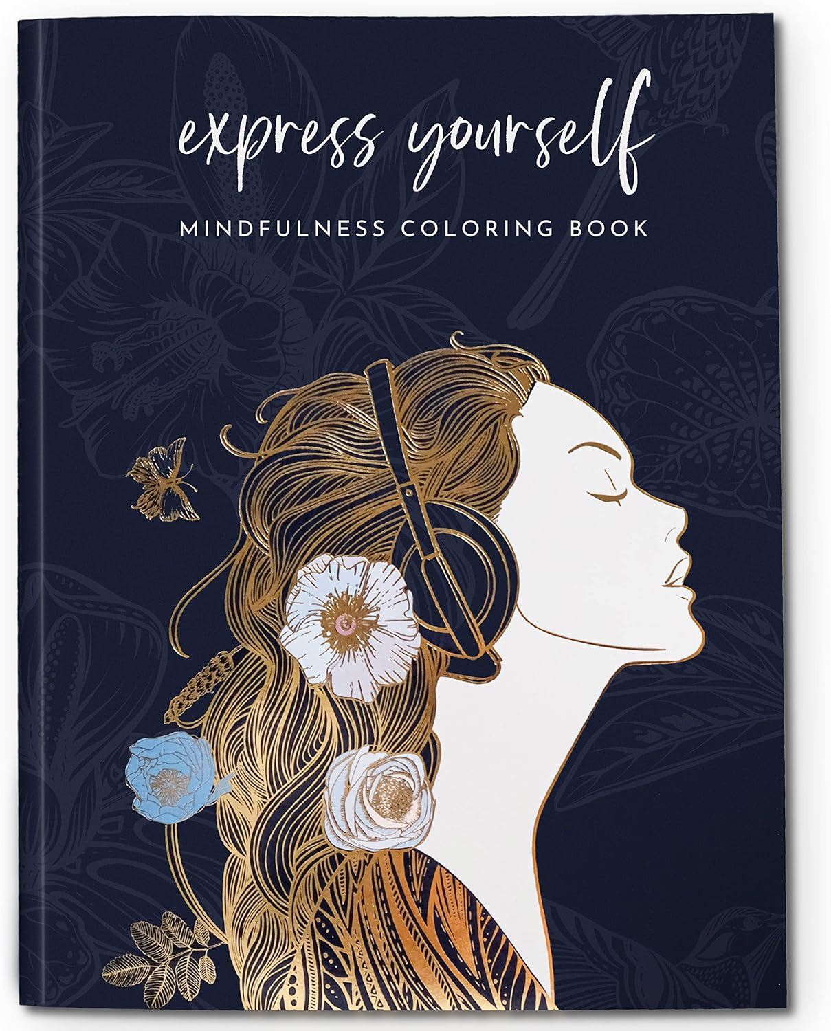 Adult Coloring Book for Women - Mindfulness Coloring Book with Personal Growth Prompts - Stress Relief Coloring Book for Adults, Coloring Books for Adults Relaxation, Anxiety Color Book for Adults