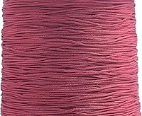 Vista 153 de KONMAY 1 rollo de cuerda de nailon para hacer pulseras de 150 yardas, trenzado de nailon Shamballa Macramé/cordón de cuentas de 0.4mm, cordón