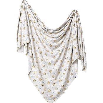 copper and pearl swaddle