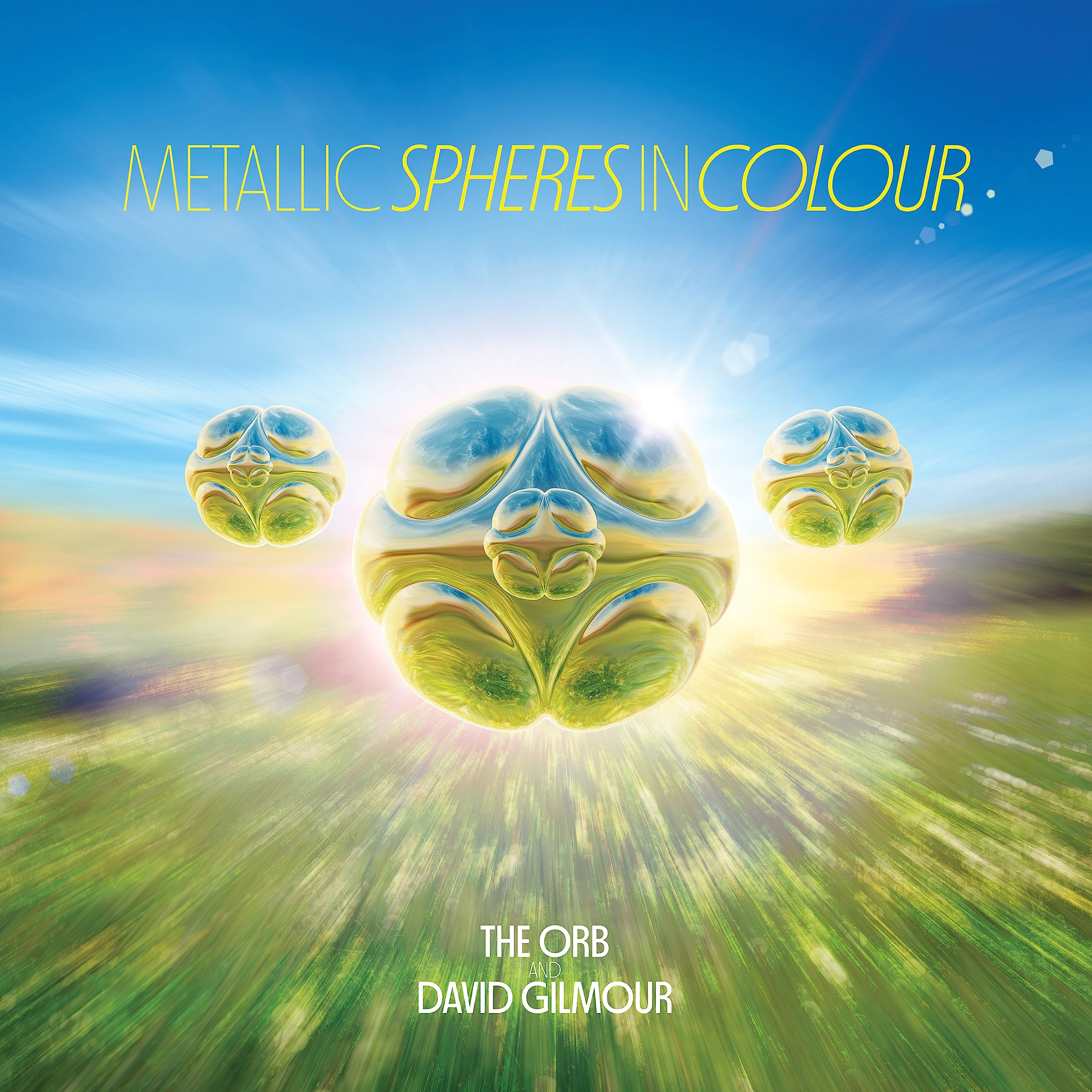 Metallic Spheres In Colour