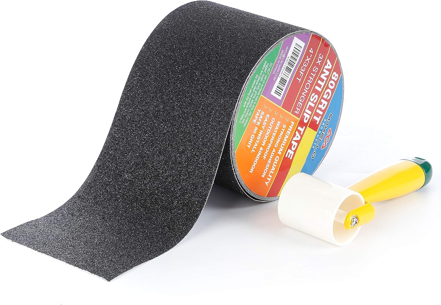 Anti Slip Tape, MAKELLO Safety Grip Tape 4 Inches x 33ft for Indoor and Outdoor Stair Tread