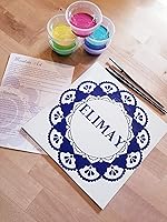 Vista 4 de DIY Mandala paint kit meditation mandala personalized kit for Kids teen adults