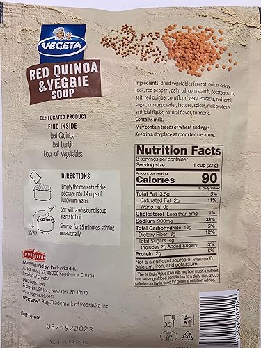 Miniatura 2 de Vegeta Soup - Paquete variado sin OMG que incluye tomate hongo porcini lentejas rojas papas y más con cuchara de revolver personalizada