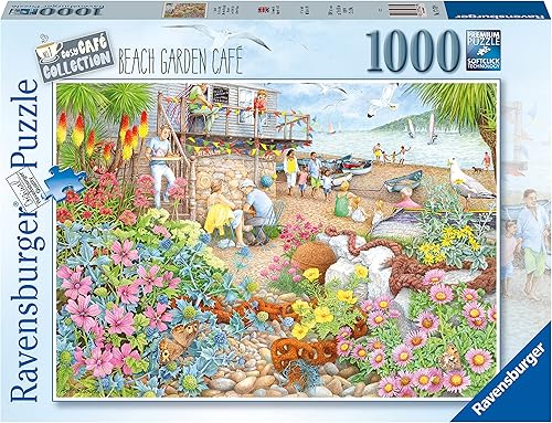Ravensburger Cosy Café No.1 - Rompecabezas de 1000 piezas para adultos y niños a partir de 12 años