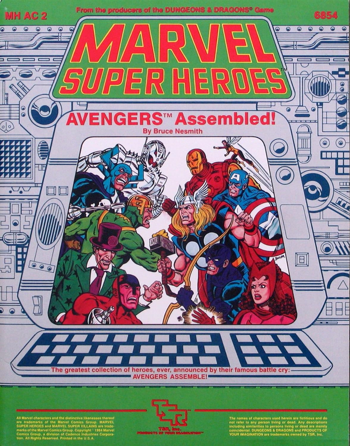 Avengers Assembled! (Marvel Super Heroes module MHAC2): Bruce Nesmith ...