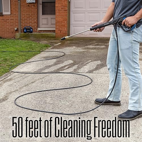 Miniatura 2 de Westinghouse Manguera de hidrolavadora de PVC de 50 pies - 3400 PSI máx. - Para lavadoras a presión de gas y eléctricas