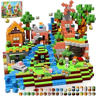 Goody King 300PCS Forest Magnetic Building Blocks - Strong Magnets STEM Sensory Toys for Kids 3+ Boys Girls Birthday Christmas Gifts