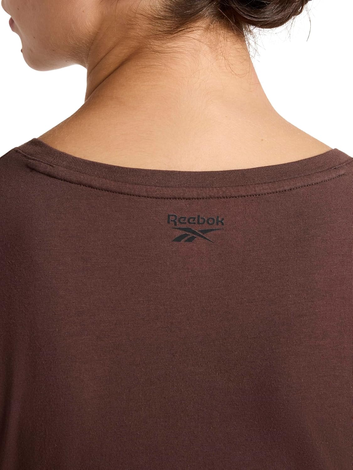 Reebok Womens Embroidery Hit Graphic Crewneck T-Shirt, Standard Fit, Lightweight Stretch Cotton Fabric - Image 5