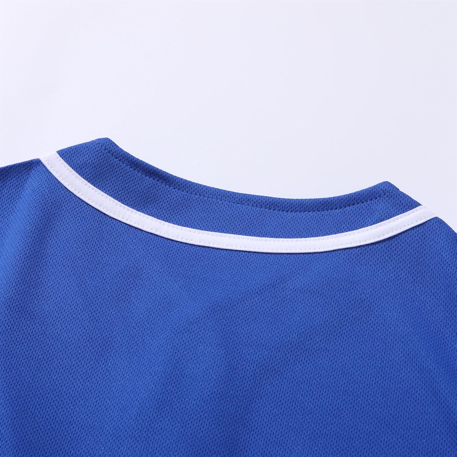 Mowbeat Womens Baseball Jersey Button Down T-Shirts Short Sleeve V-Neck Crop Top Blouse Softball Button Up Jersey - Image 3