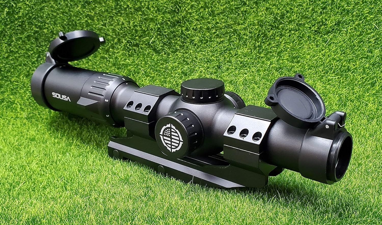 Sun Optics Mantis 30MM 1-6X24 Illuminated BDC Reticle w/ Mount
