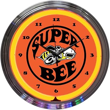 Super Bee Neon Clock