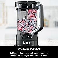Vista 5 de Ninja All-in-One Blender and Food Processor Best for Smoothies, Cookie Dough, Salsas, Cole Slaw and More BlendSense Intelligence for Perfectly