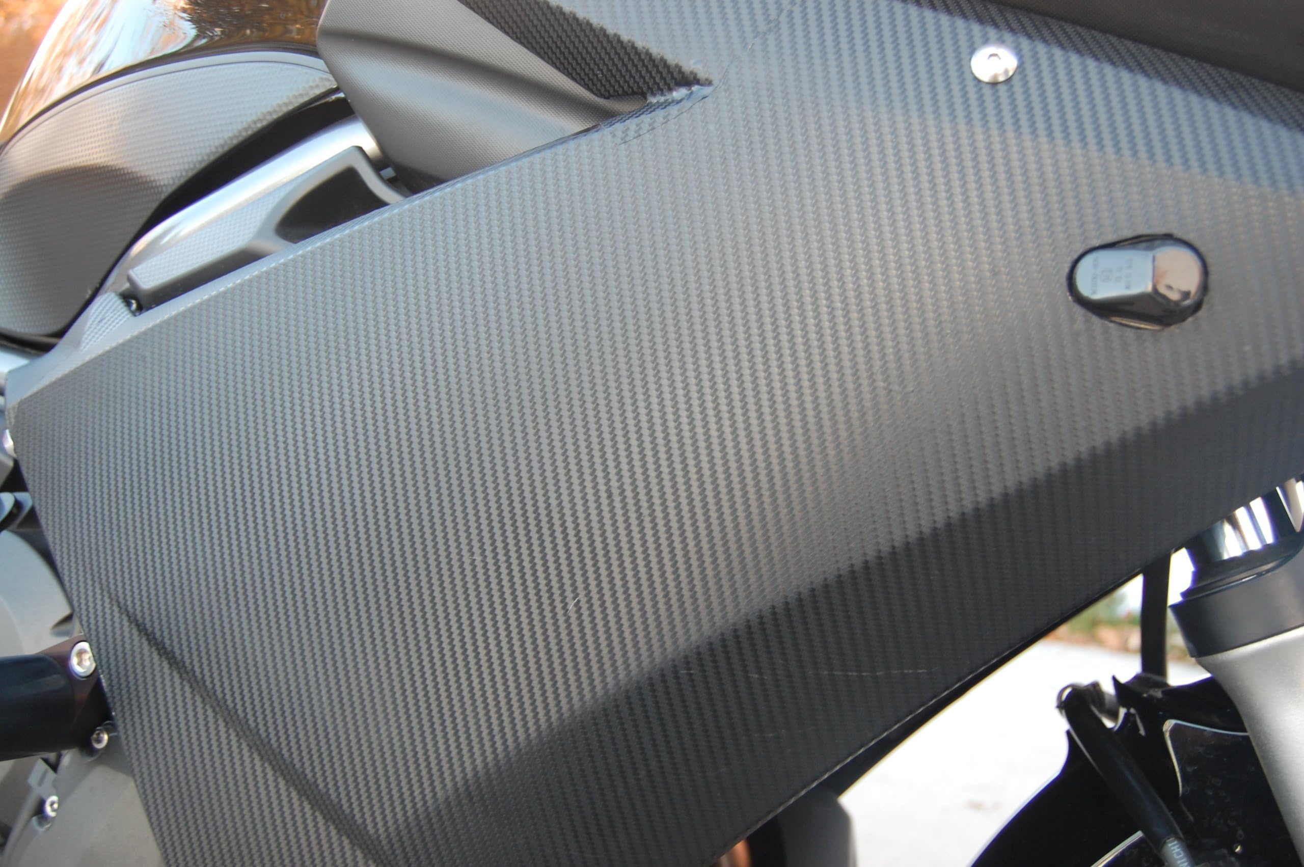 Autmotive Authority 3D Black Carbon Fiber Film Twill Weave Vinyl Sheet Roll Wrap - 60" x 120"