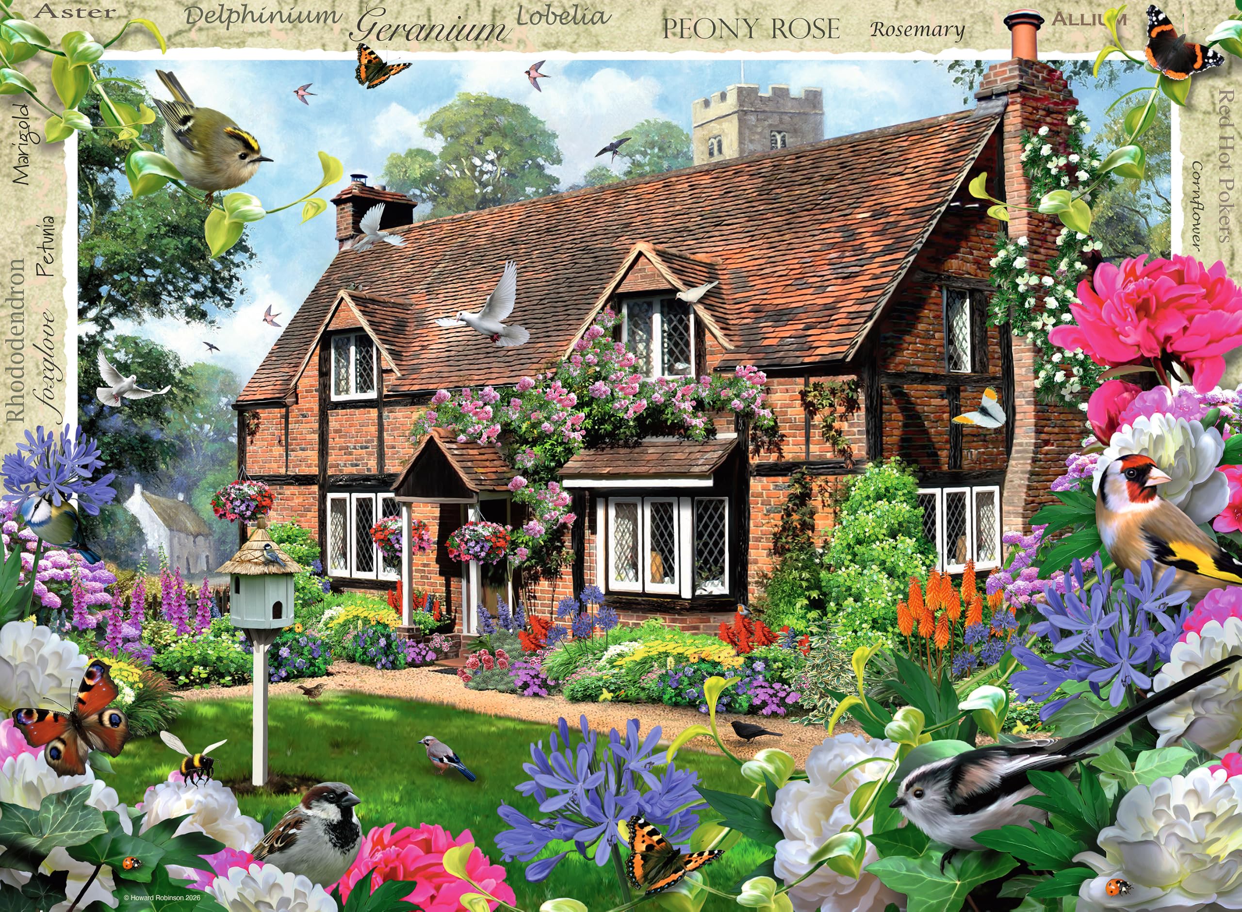 Happy Days No.10 Country Gardens 4x500pc
