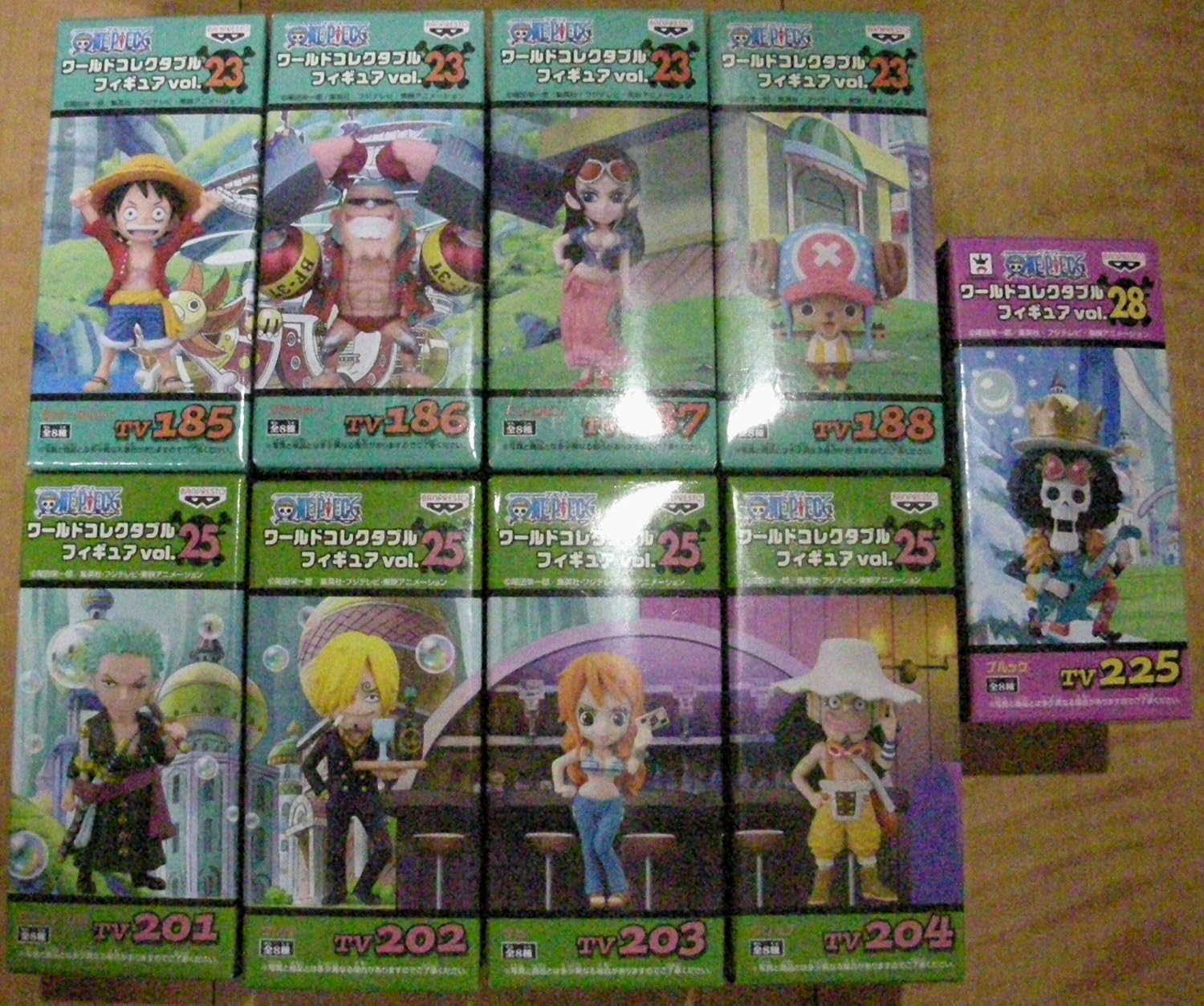 絶賛レビュー続出 ワンピース ワーコレ Vol 23 25 28 大流行中