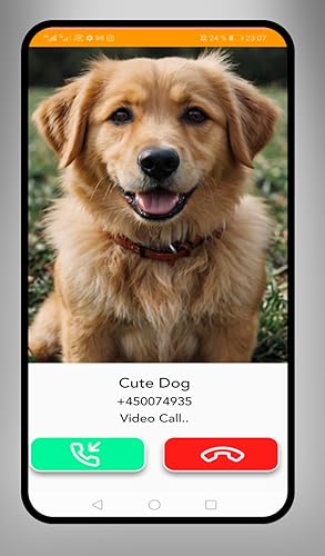 Fake Call Cute Dog Video Call