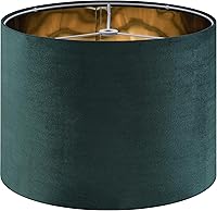 Vista 13 de GO&SO Pantallas de Lámpara de Tambor Medianas de Lino Natural de 13" Superior x 13" Inferior x 10" de Alto (Spider) Pantalla Moderna Beige Gris