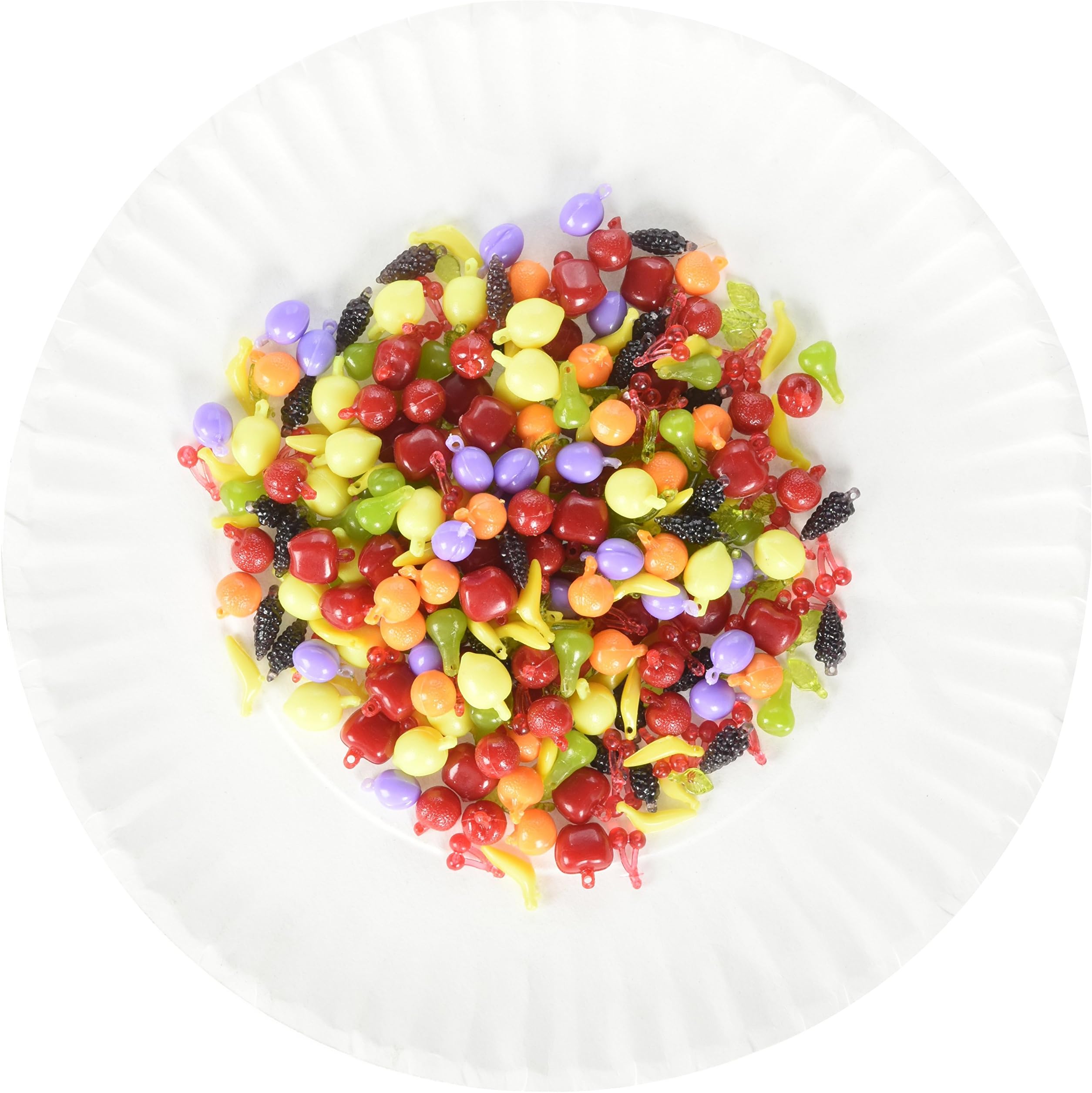ALPHA BEADS 07375 Fa375 Multi Fruit Beads 375 Pcspkg