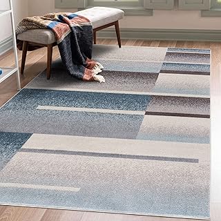 Keen Home Design Area Rugs 8x10, Modern Geometric Area Rugs for Living Room and Bedroom - Size: 7â€™3â€™â€™ x 10â€™2â€™â€™