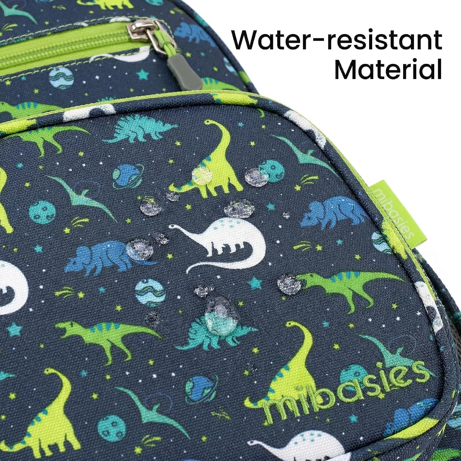 mibasies Toddler Backpack for Boys 2-4: Cute Kids Backpacks Boys - Preschool Kindergarten Backpack - Galaxy Dinosaur