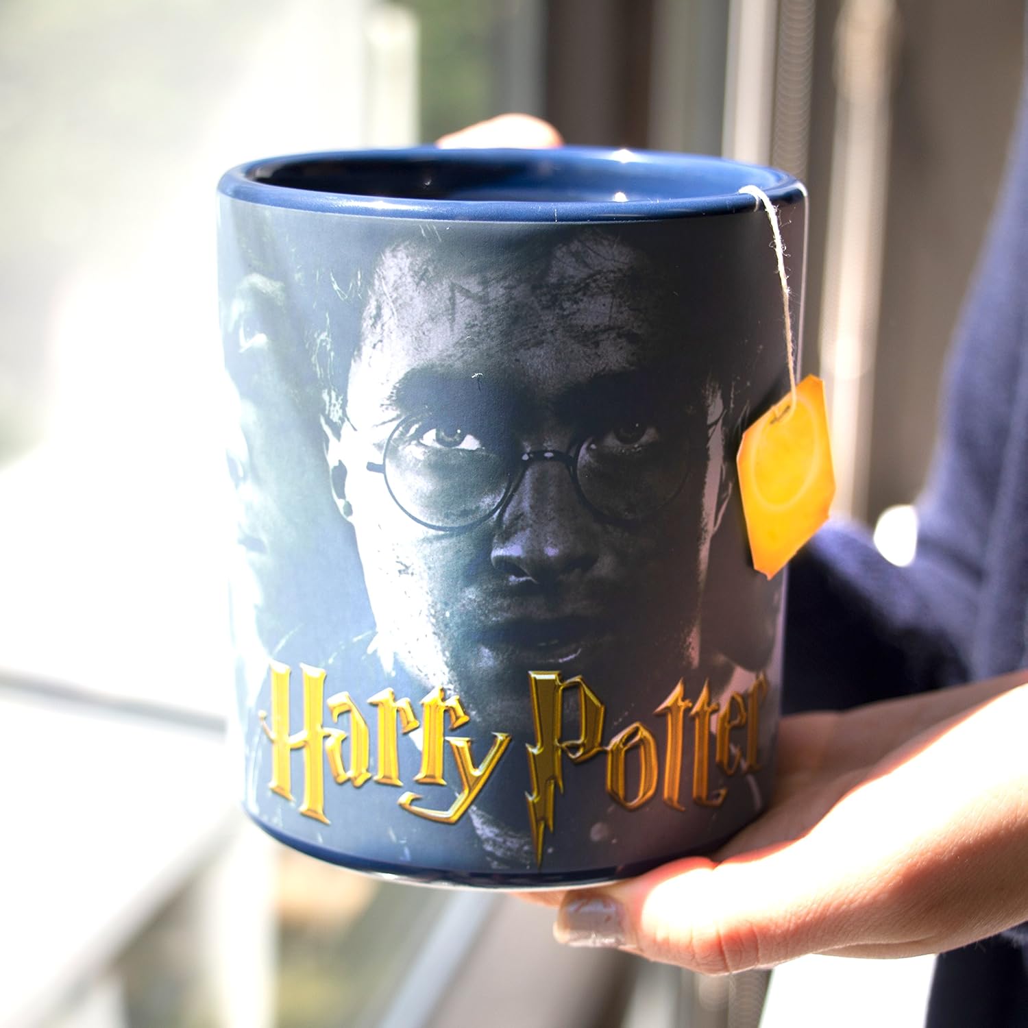 Up To 60% OFF Harry Potter 20oz Large Heat Reveal Coffee Mug - Harry, Ron, Hermione Movie Image Activates with Heat