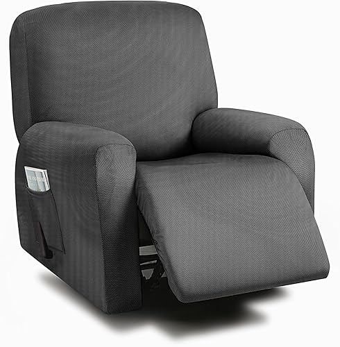 Miniatura 19 de ULTICOR Funda de sofá reclinable extra ancha de 75 a 100 pulgadas, funda de sofá reclinable de 2 plazas, tela de hilo de 6 piezas, fundas de sofá