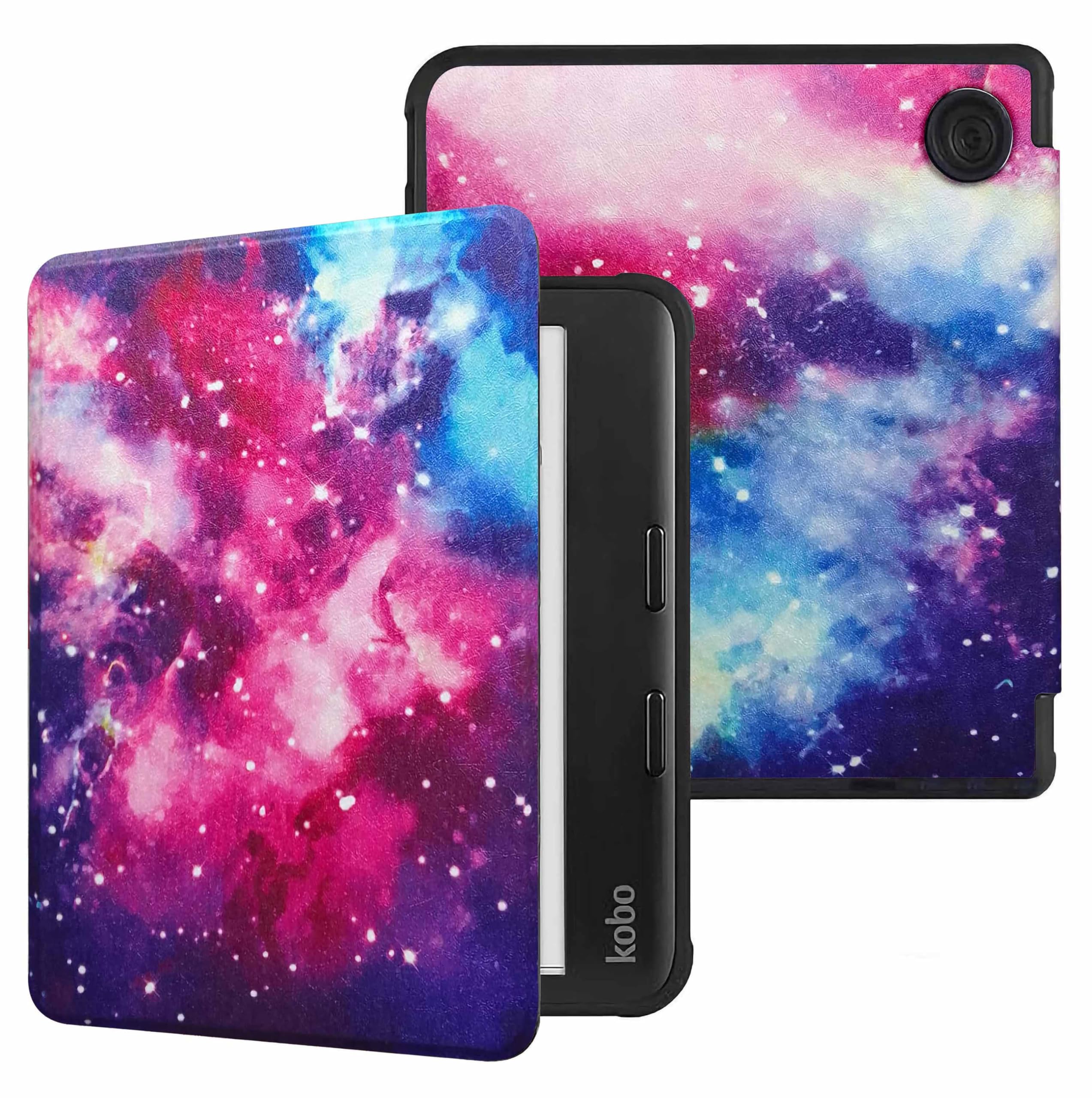 ProElite Cover Case for Kobo Libra 7 inch Cover Case, Smart Flip Case Cover for Kobo Libra 7 inch Support Auto Sleep Wake, Galaxy-image-43