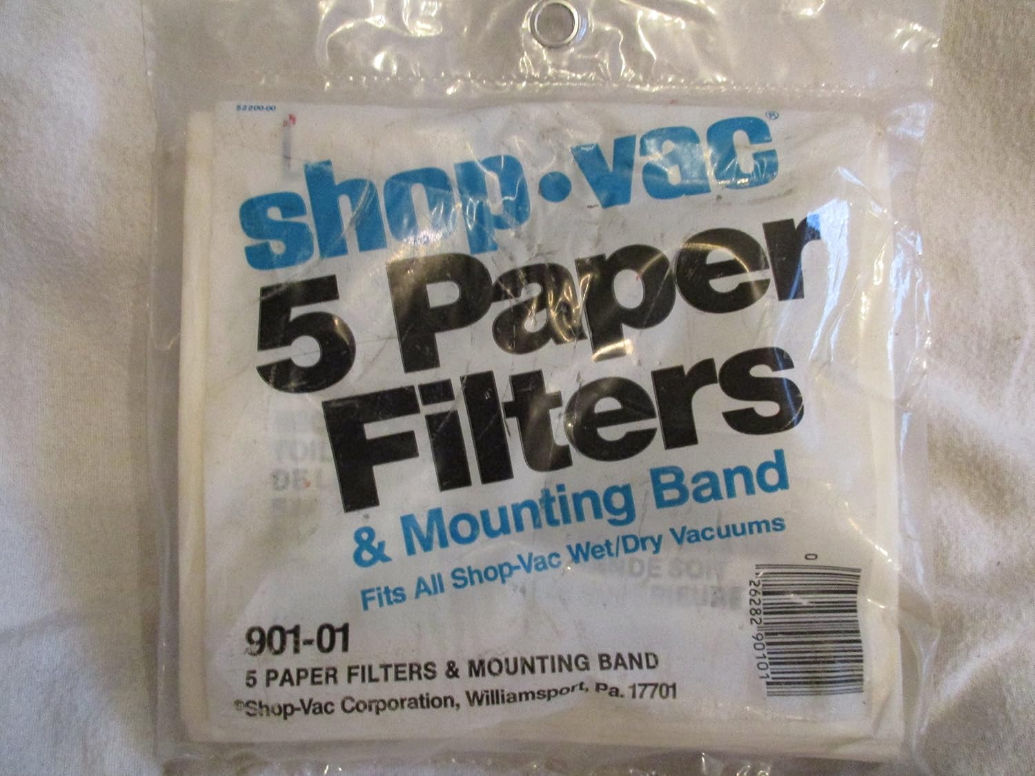 ShopVac 90101 Vacuum Bags for Dry PickUp Industrial