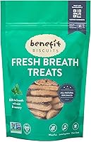 Vista 1 de Benefit Biscuits, golosinas naturales para perros, certificadas veganas, sin OMG, sin trigo, galletas saludables para perros, fabricadas en Estados