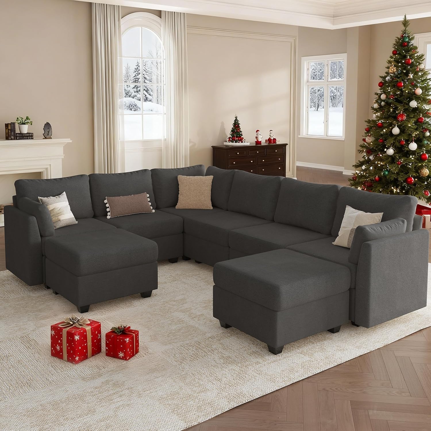Modular Sectional Sofa Couches, Large Convertible Modular