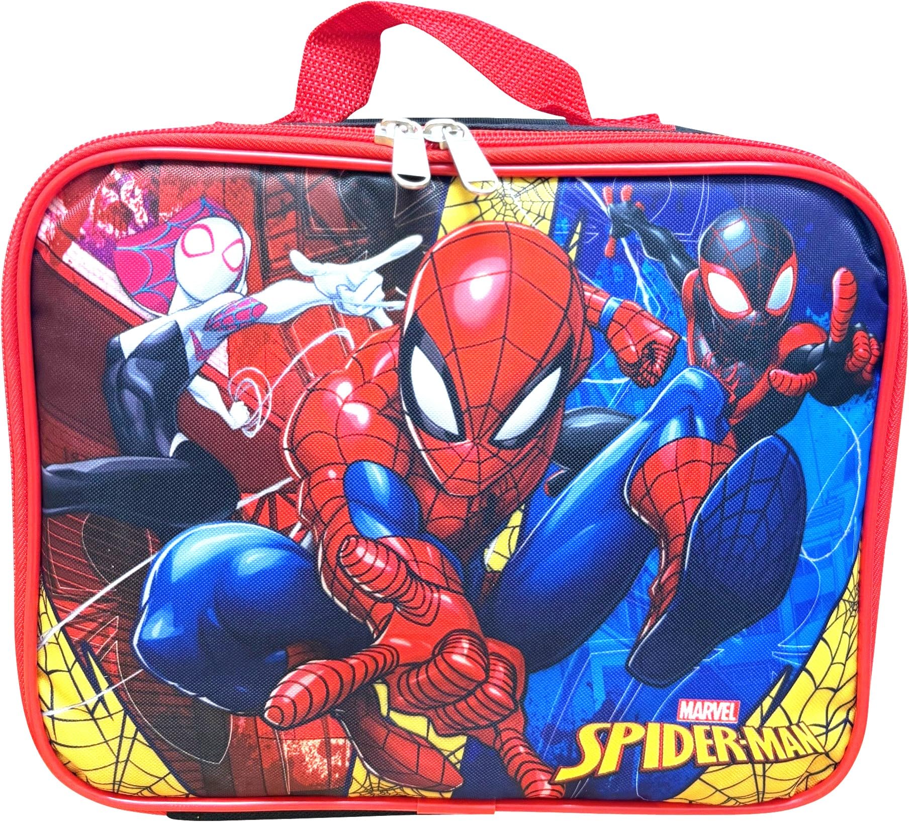 Amazon.com: Ruz Spider-Man Kid's Insulated Lunch Box (Black/Red