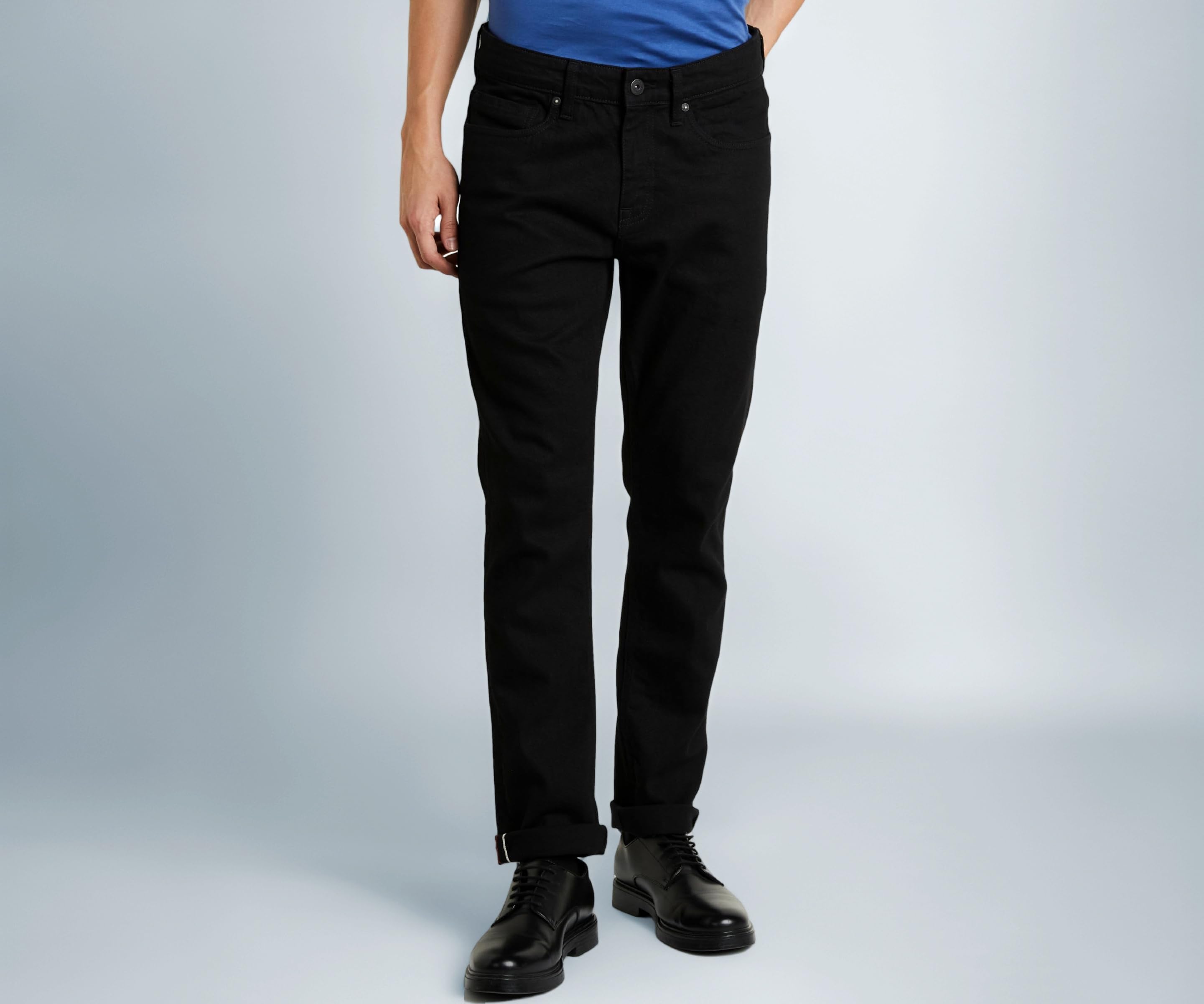 Symbol Premium Men's Slim Fit Selvedge Jeans (Cotton Stretch | Authentic & Crafted)