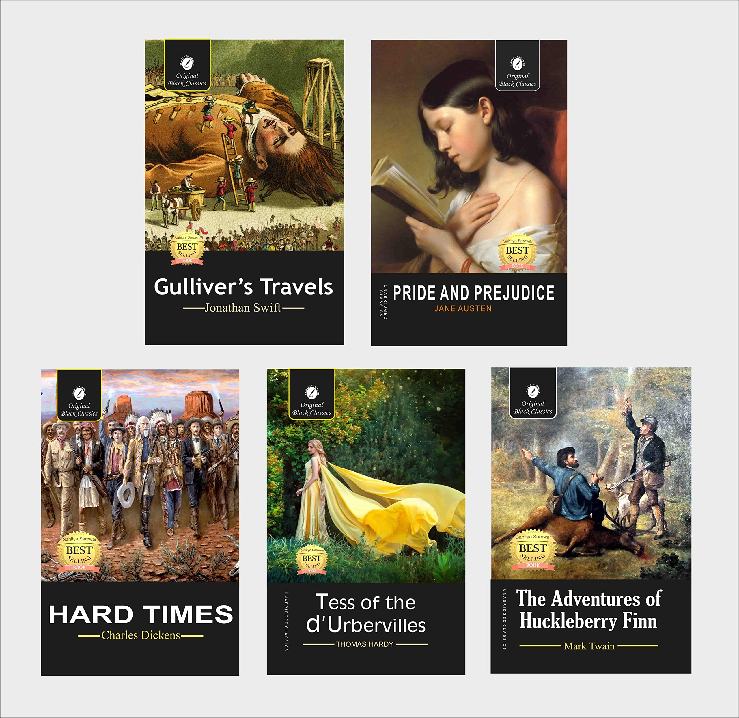 UPSC Civil Services English Literature - Section B - paper 1 - Gulliver's Travels, Tess Of the D'Urbervillies by Thomas Hardy & 3 others