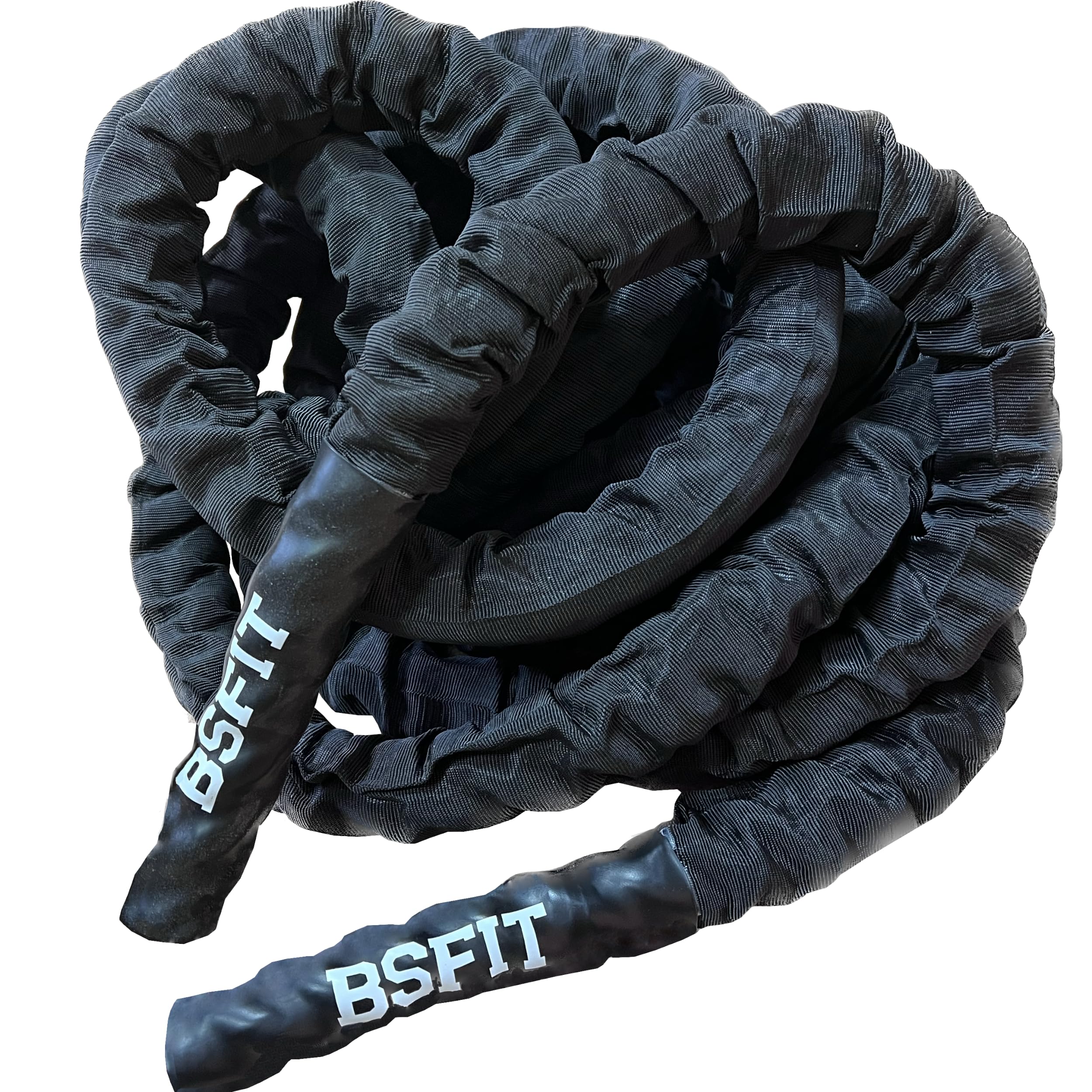 Cuerda de Batalla para Entrenamiento Funcional Tipo Battle Rope 9m / SOGA Entrenamiento con PROTECCIÓN Adicional DE Tela, Cuerda de Combate – Ideal para Entrenamiento y Rope Training