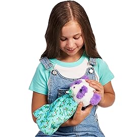 Little Live Pets WODJ4 Cozy Dozys: Petals The Panda | Interactive Plush Toy Panda. 25+ Sounds and Reactions. Magical Eye Movement. Blanket, Pacifier for Kids Ages 4+, Multicolor (26400)