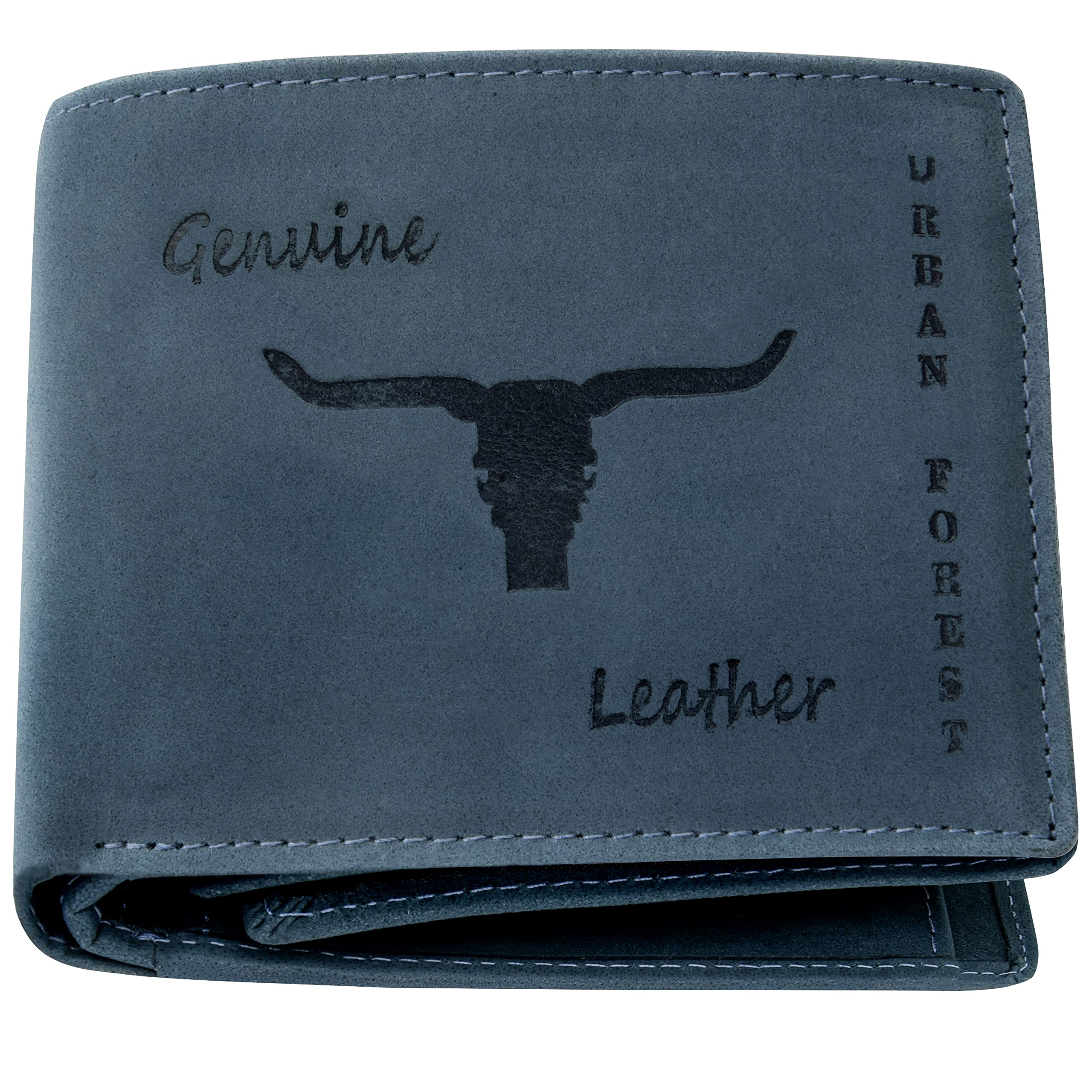 Montana Vintage Blue Leather Wallet for Men