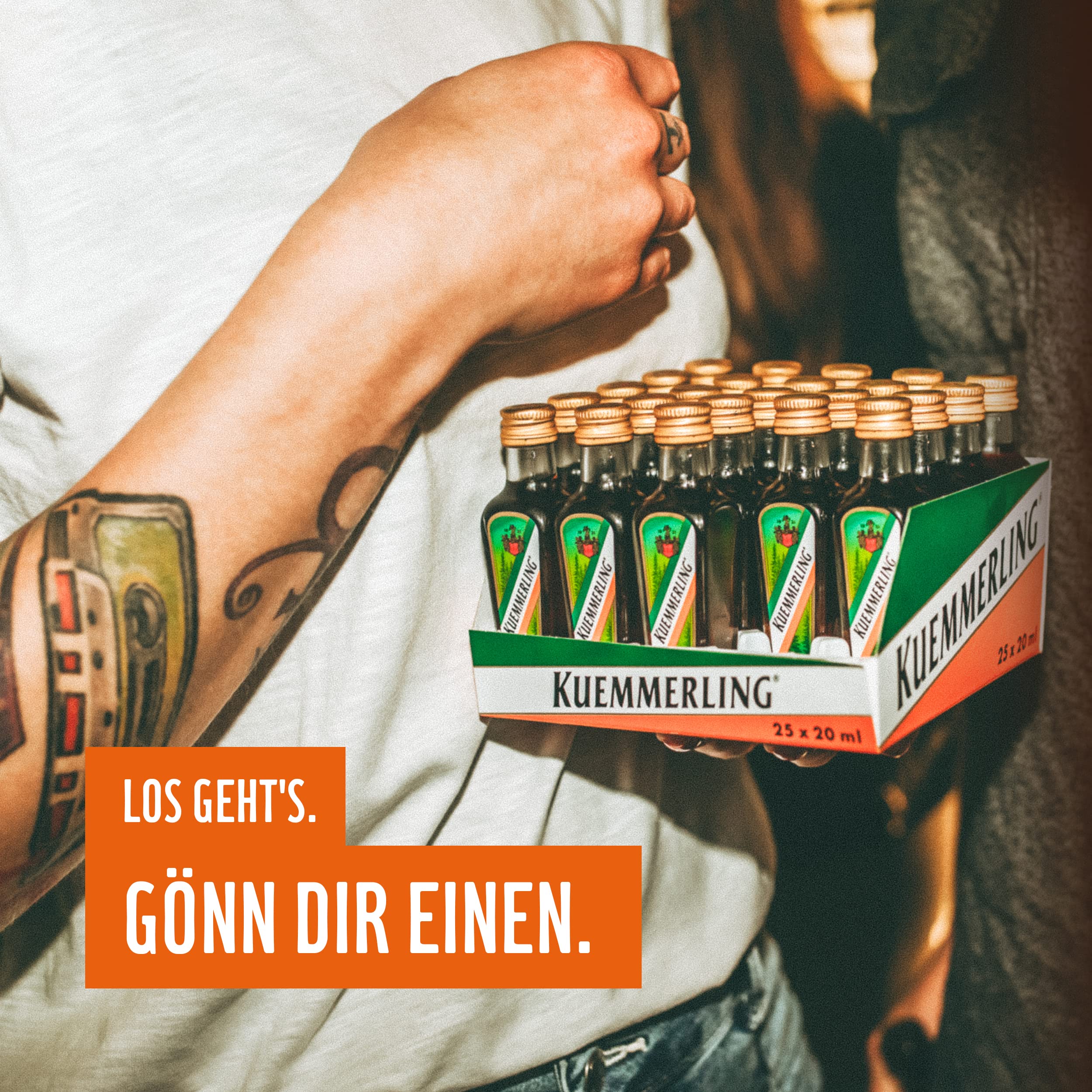 Kuemmerling Kräuterlikör (3x 25x0,02l) 35% vol., Der Halbbitter mit Kultstatus auf Kräuterbasis im Kuemmerling Würfel. Praktisch zum Mitnehmen und perfekt für Parties mit Freunden