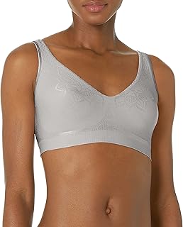 Bali Comfort Revolution Wireless Bra, Full-Coverage Bra, Moisture-Wicking Wirefree, Fashion Colors