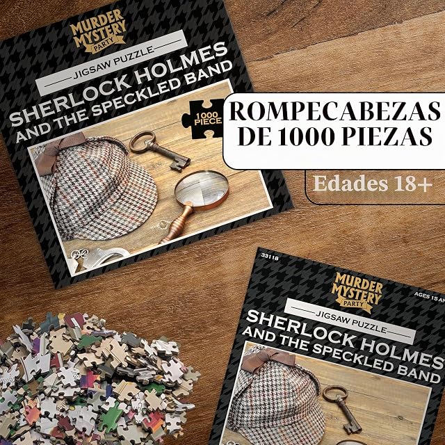Foto 2 de 5 de Sherlock Holmes and The Speckled Band - A Mystery Jigsaw Puzzle