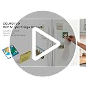10 Pack 2"x2" Clear Acrylic DIY Fridge Magnets Set with Adhesive Backing – Square Magnetic Photo Frames for Crafts, Kitchen, Classroom, Party & Office Decoration