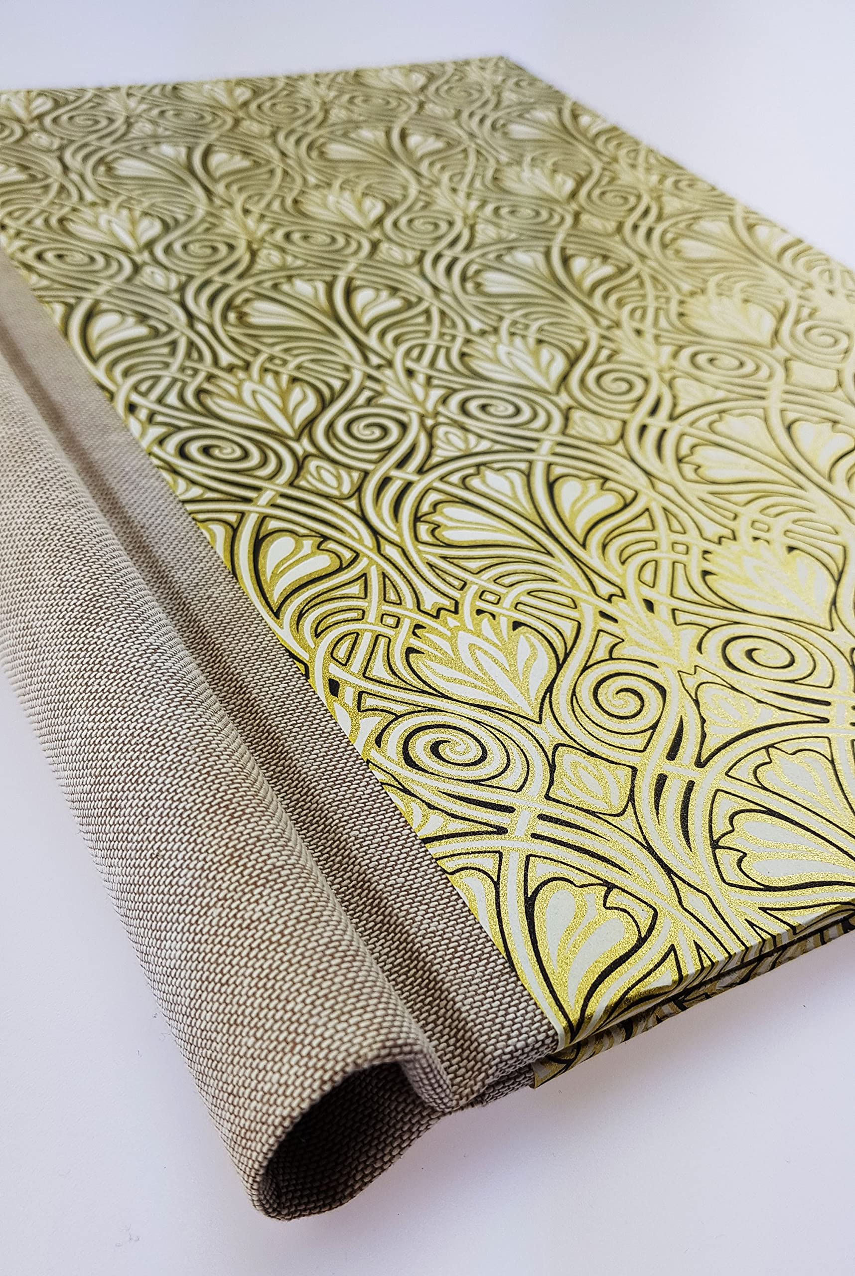 Klemmbinder Luxury Liberty Naturleinen, A4, 22,5 x 30,8 cm