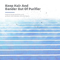 Vista 6 de AROEVE Purificadores de aire MK06 con 3 filtros (1 versión básica y 2 versiones estándar)