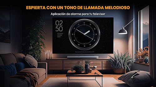 Miniatura 2 de Alarm Clock With Beautiful Clock Face Screensaver - Peaceful Wallpaper To Wake Up From Sleep On Time With Reminder Ringtone Music, Sounds, Digital Analog Wall Clock Background Screen Savers Hd 4k