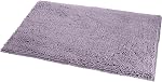 Amazon Basics Rugs de salle de bains, Rug de bain à l'absorbant extra doux, antidérapant, séchage rapide, lavable en machine, confort en peluche pour le plancher de la salle de bain, baignoire et douche, 21" x 34", Mousse de mer verte